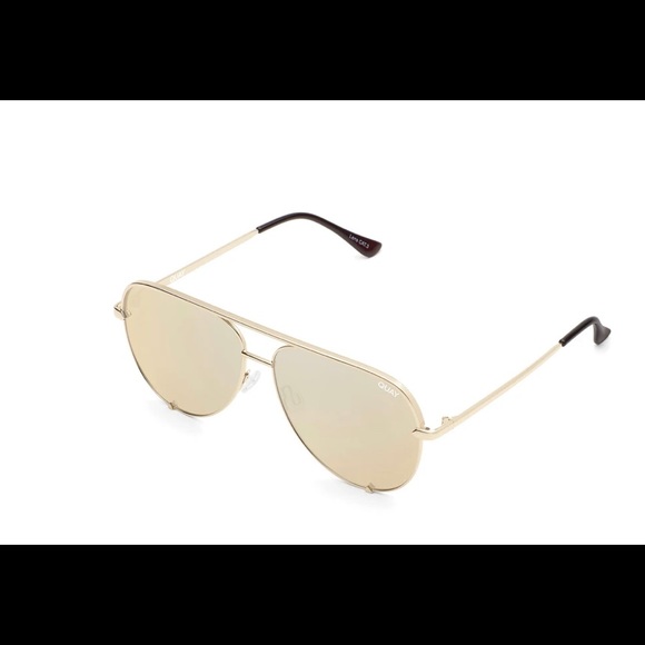 BN Quay High Key Mirror Gold/Gold Sunglasses - Picture 3 of 4